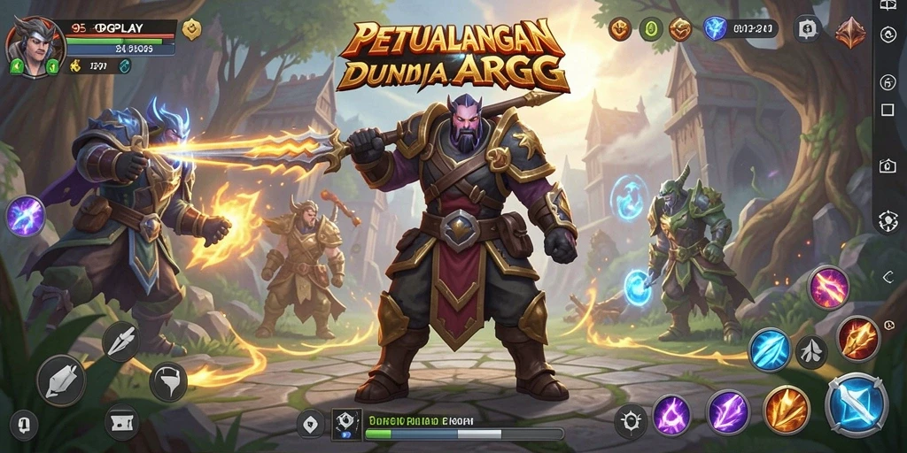 Tampilan gameplay mendebarkan dari 95PGPLAY yang penuh aksi ARPG.