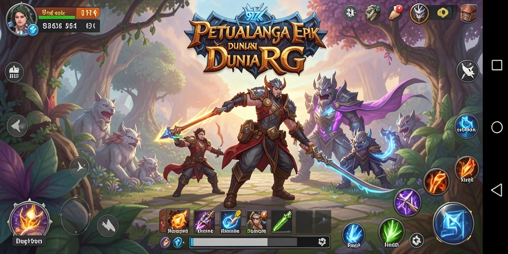 Tangkapan layar dari gameplay seru 9ZK dengan pertarungan epik.