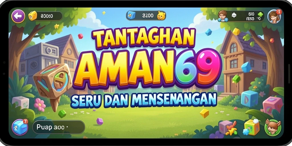 Tampilan gameplay menarik dari AMAN69 dengan tantangan puzzle.