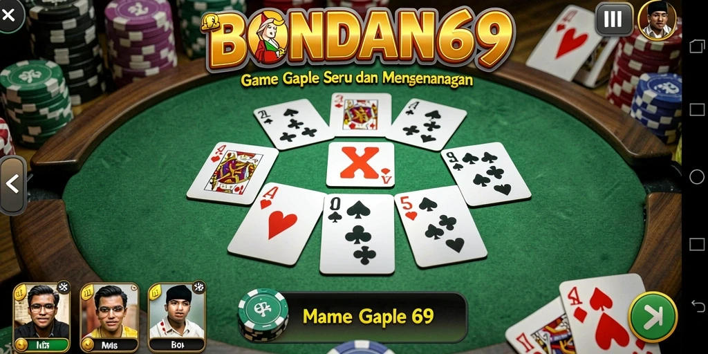 Tampilan gameplay BONDAN69 yang seru dan interaktif.