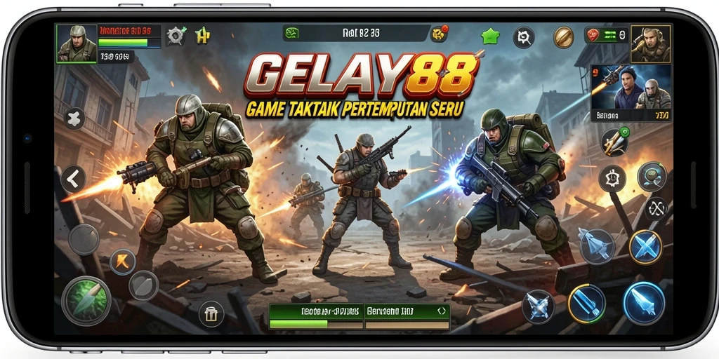 Gameplay intens dalam pertempuran TPS yang mendebarkan.