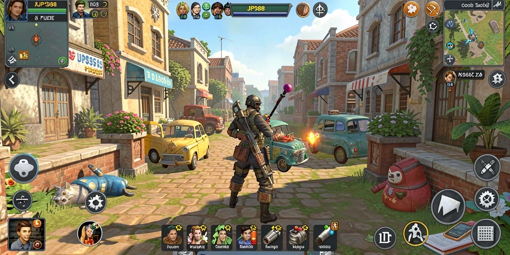 Screenshot gameplay JPS88 menampilkan tantangan Puzzle yang menarik.