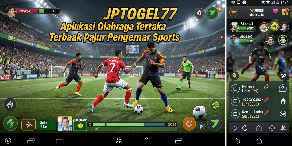 Tampilan menakjubkan dari gameplay olahraga seru di JPTOGEL77.
