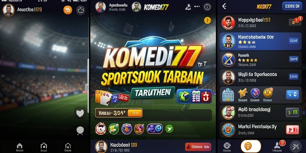 Tampilan gameplay yang seru dan menarik dari aplikasi Sportsbook.