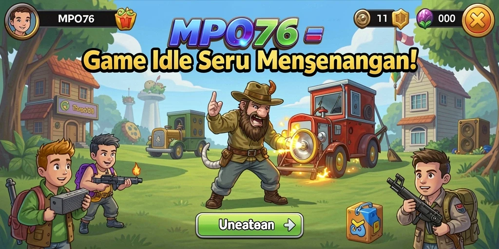Tampilan gameplay seru saat membangun kerajaan Idle.
