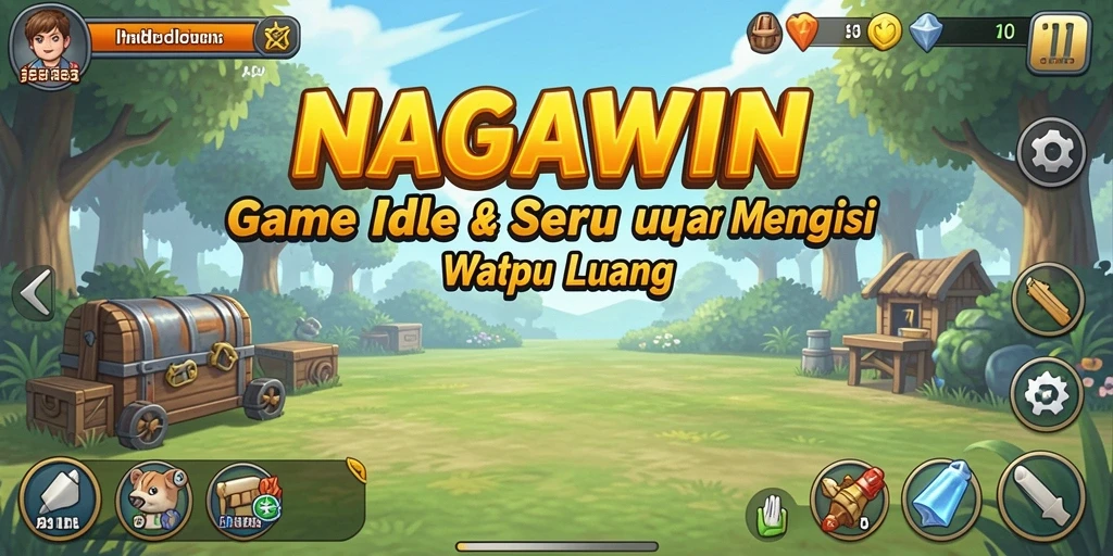 Tampilan gameplay NAGAWIN yang menarik dan interaktif.