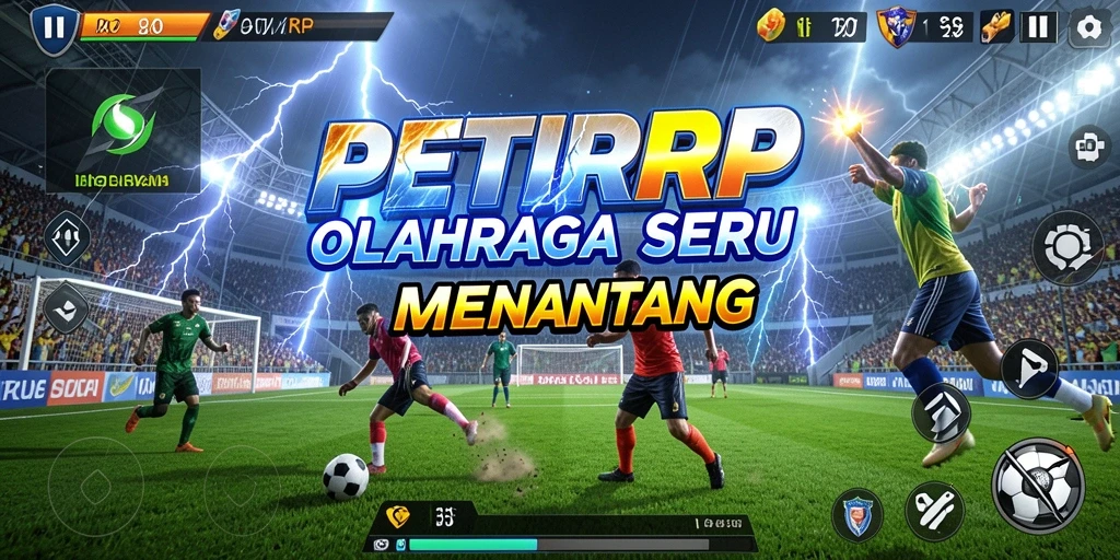 Tampilan aktivitas permainan dalam PETIRRP yang mendebarkan.