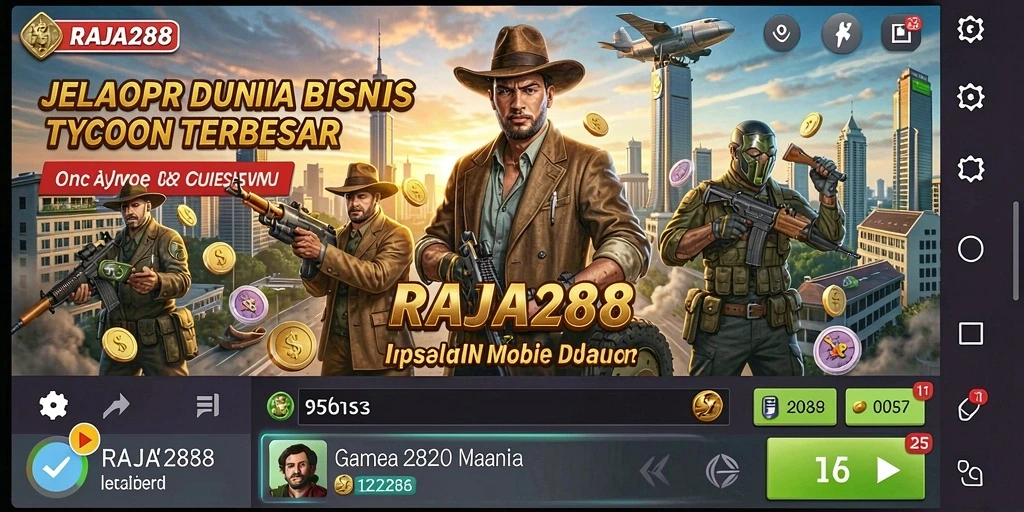 Tampilan gameplay RAJA288 yang menarik dan mendebarkan.