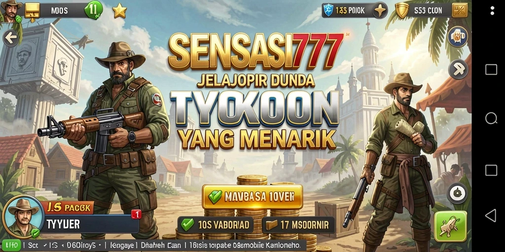 Tampilan gameplay SENSASI777 yang menarik dan penuh tantangan Tycoon.