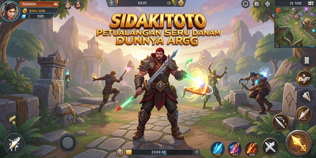 Tampilan seru gameplay ARPG dalam SIDAKTOTO yang penuh aksi.