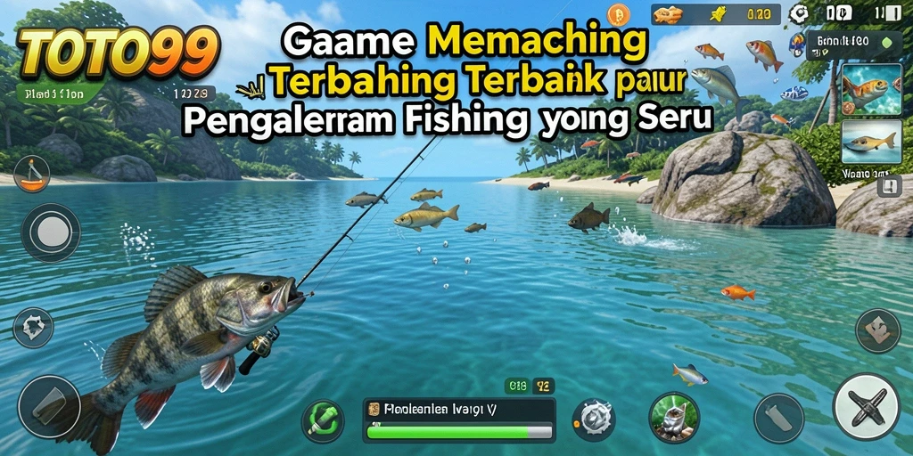 Tampilan gameplay TOTO99 dengan pengalaman memancing yang realistis