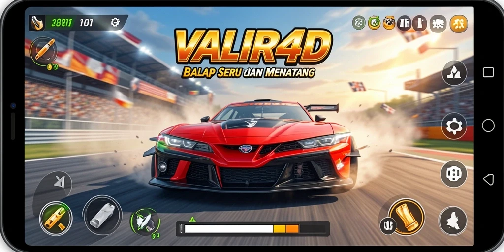 Tampilan gameplay VALIR4D yang menegangkan dan penuh aksi.